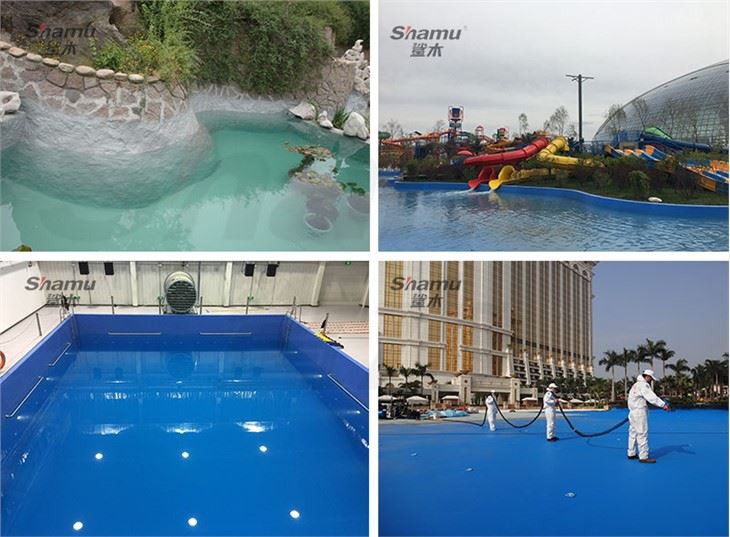 Vedenpitävä ruiskutus polyurea-materiaalia